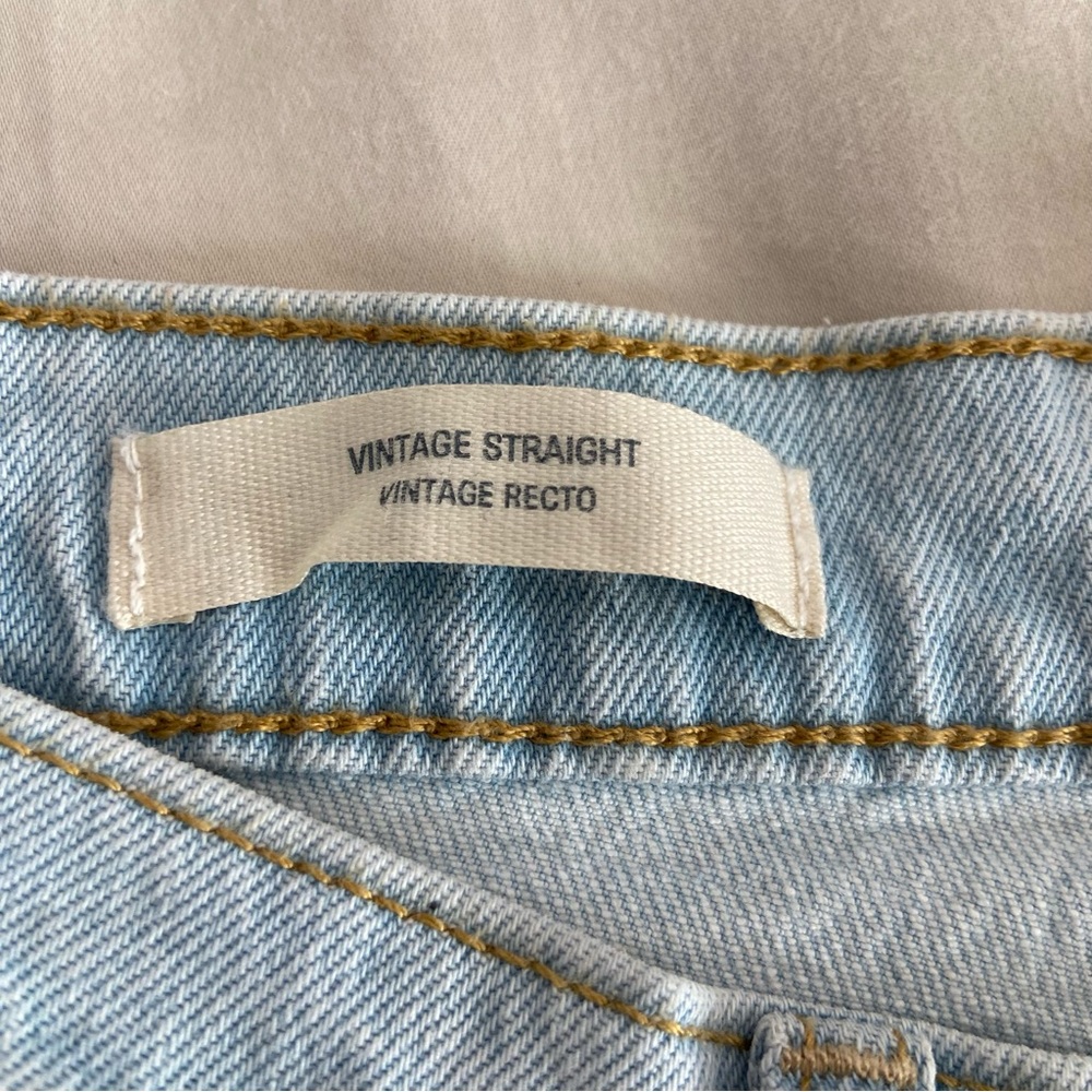 TARGET | Universal Thread Vintage Straight Jeans Cropped Distressed Size 10 NWOT - Picture 4 of 7